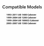 Passenger Right Side Front Door Window Door Glass Compatible with Nissan UD1200 1999-2004 / UD1300 2005-2007 / UD1400 1993-2011 / UD1800CS 1999-2004 Models