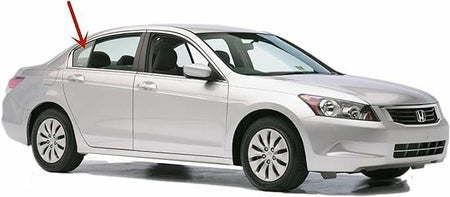 Passenger Right Side Rear Vent Window Vent Glass Compatible with Honda Accord 4 Door Sedan 2008-2012 Models