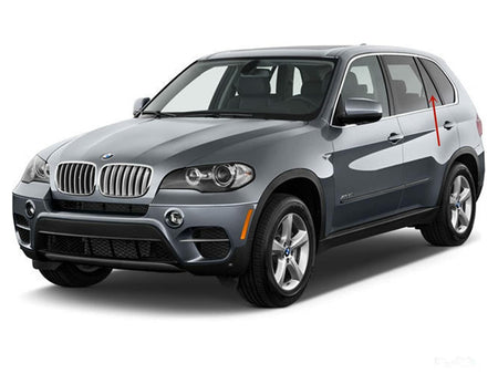 Driver Left Side Rear Vent Window Vent Glass Compatible with BMW X5 2007-2013 Models