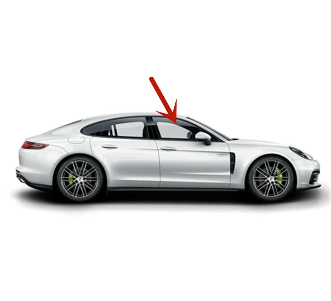 Tempered Passenger Right Side Front Door Window Door Glass Compatible with Porsche Panamera 2017-2023 Models
