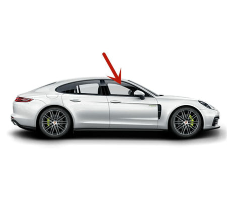 Tempered Passenger Right Side Front Door Window Door Glass Compatible with Porsche Panamera 2017-2023 Models