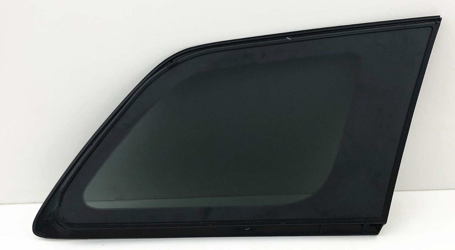 Tempered Chrome Molding Style Driver Left Side Rear Quarter Window Quarter Glass Compatible with Jeep Grand Cherokee 2014-2021/ Grand Cherokee WK 2022 Models