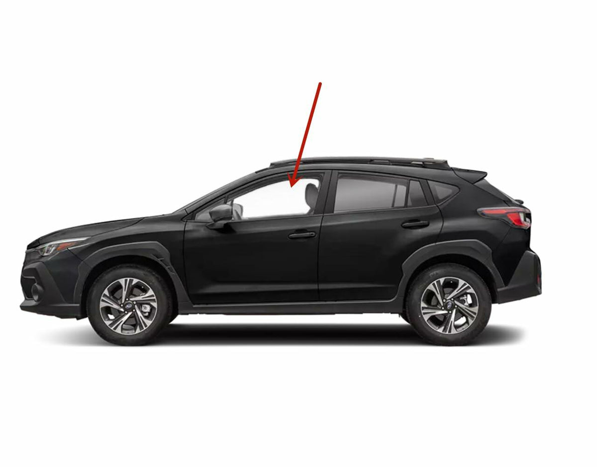 Tempered Driver Left Side Front Door Window Door Glass Compatible with Subaru Crosstrek / Impreza 2024-2026 Models