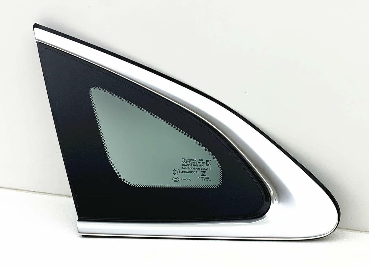 OEM Driver Left Side Quarter Window Quarter Glass Compatible with Chevrolet Malibu 2016-2025 Models