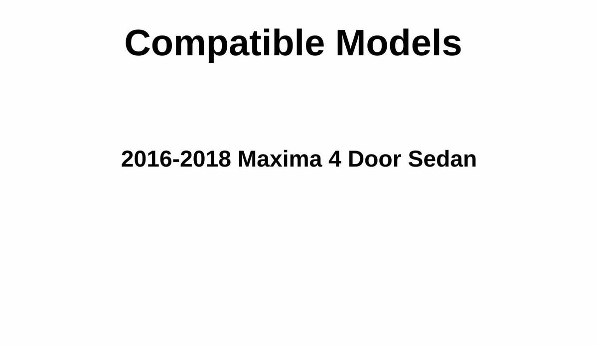 OEM Driver Left Side Rear Door Window Door Glass Compatible with Nissan Maxima 2016-2018 Models