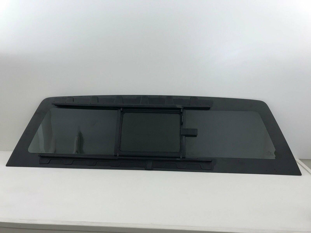 Non-Heated High Performance Manual Back Slider Window Glass Compatible with GMC Sierra/Chevrolet Silverado Pickup 1500 2007-2013 Models/2500 3500 2007-2014 Models (Not For Classic Models)