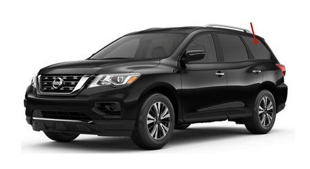 OEM Driver Left Side Quarter Window Quarter Glass Compatible with Nissan Pathfinder 2013-2020 Models
