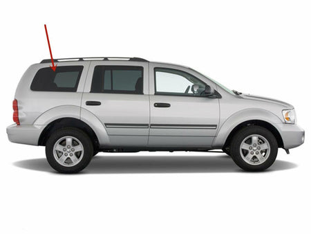 Passenger Right Side Quarter Window Quarter Glass Compatible with Dodge Durango 2004-2009 Models/Chrysler Aspen 2007-2009 Models