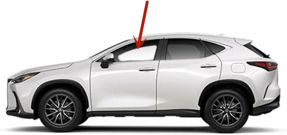 Tempered Driver Left Side Front Door Window Door Glass Compatible with Lexus NX250 NX350 NX350h NX450h+ 2022-2026 Models