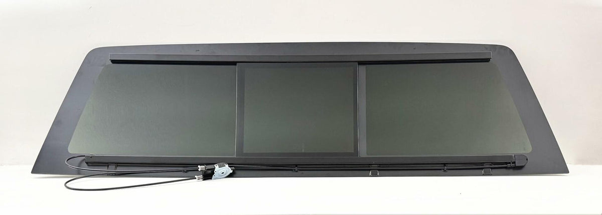 Power Style Back Slider Window Back Glass Compatible with GMC Sierra & Cherolet Silverado 1500 2011-2013 / 2500 2011-2014 / 3500 2011-2014 Models
