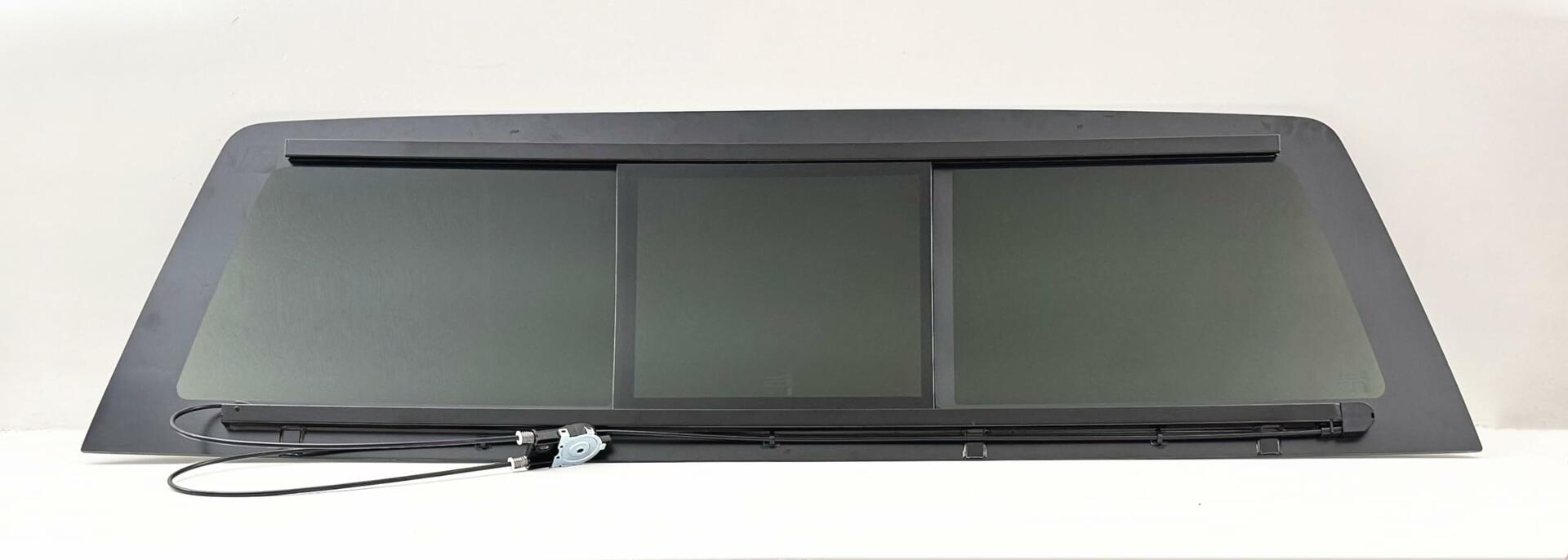 Power Style Back Slider Window Back Glass Compatible with GMC Sierra & Cherolet Silverado 1500 2011-2013 / 2500 2011-2014 / 3500 2011-2014 Models