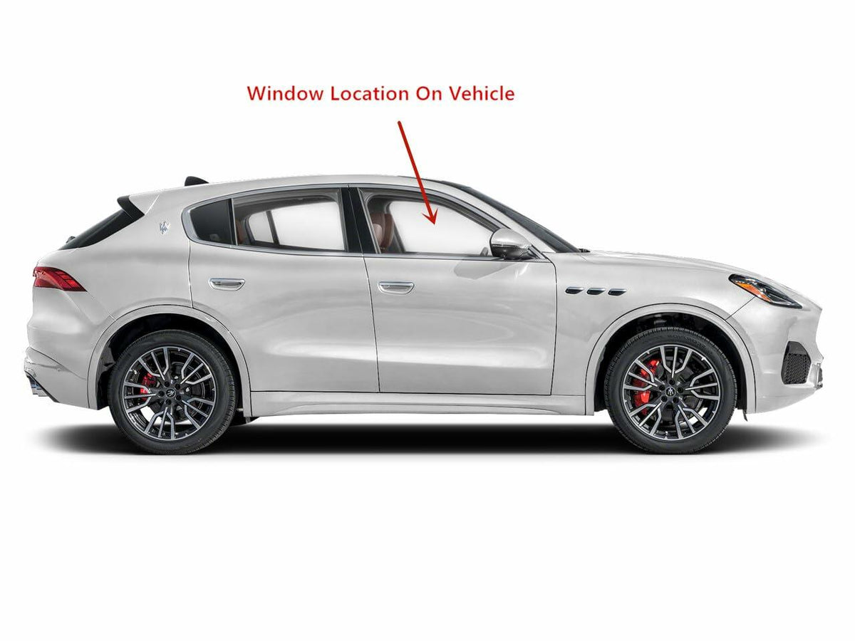 Laminated Passenger Right Side Front Door Window Door Glass Compatible with Maserati Grecale 2023-2024 Models