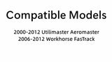 Tempered Driver Left Side Outer Windshield Window Glass ( Top Lens 3.8 " , Bottom Lens 21" ) Compatible with Utilimaster Aeromaster 2000-2012 / Workhorse FasTrack Step Van 2006-2012 Models