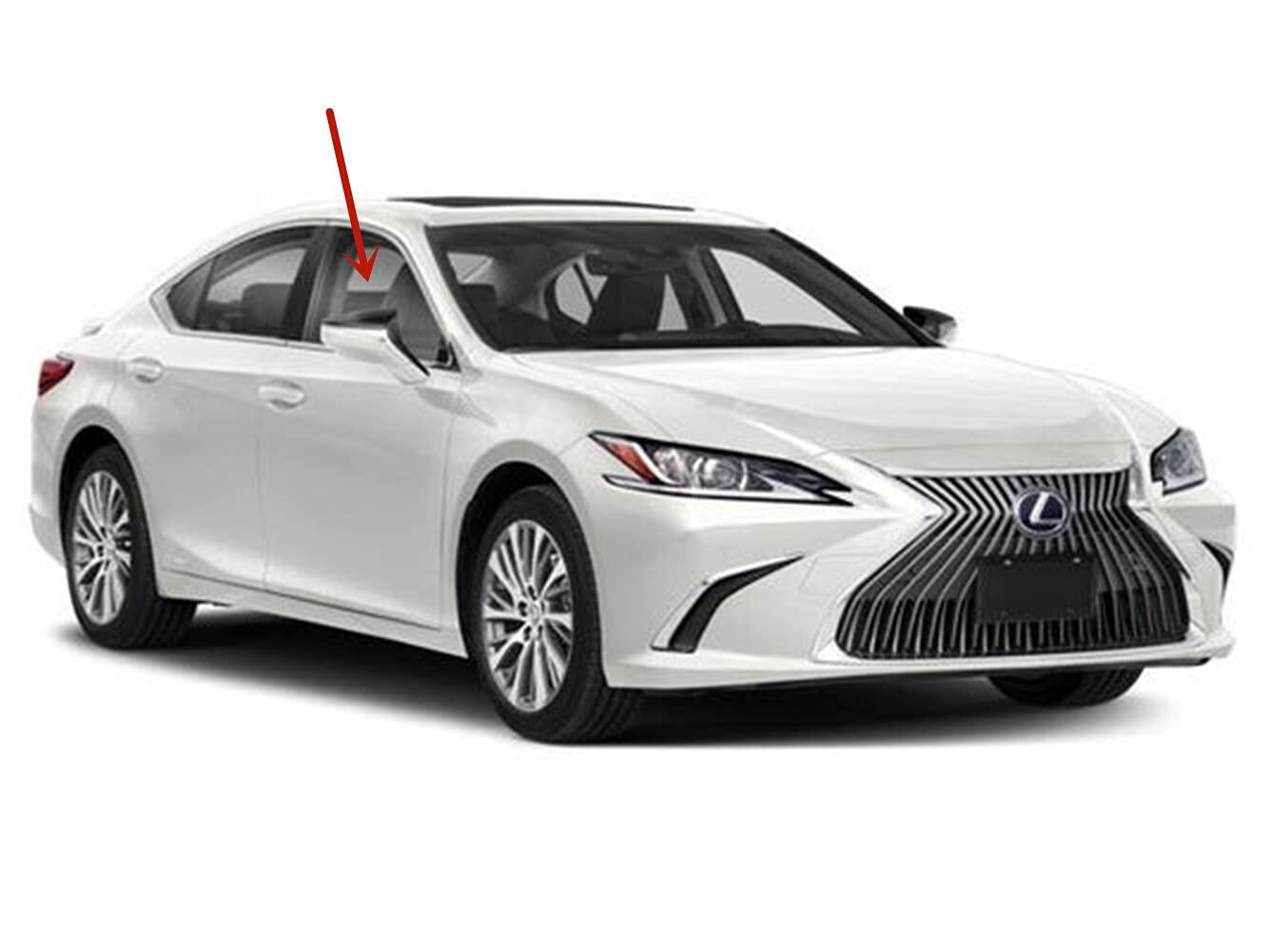 Laminated Passenger Right Side Front Door Window Door Glass Compatible with Lexus Lexus ES250/ ES300h / ES350 2019-2025 Models