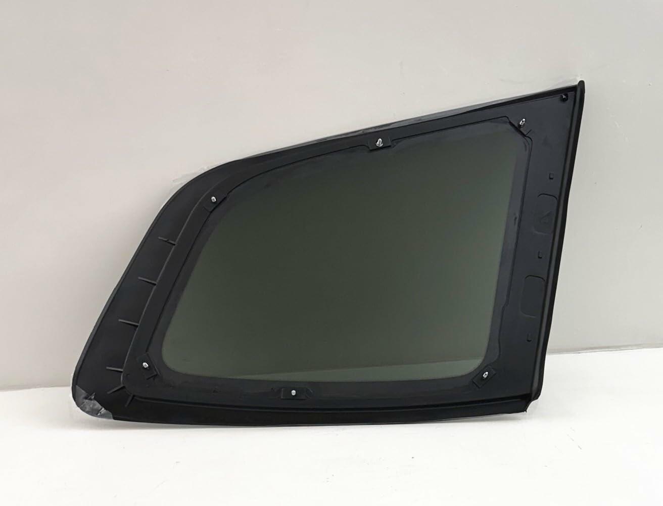 Chrome Moulding Style Tempered Driver Left Side Quarter Window Quarter Glass Compatible with Kia Telluride 2020-2025 Models