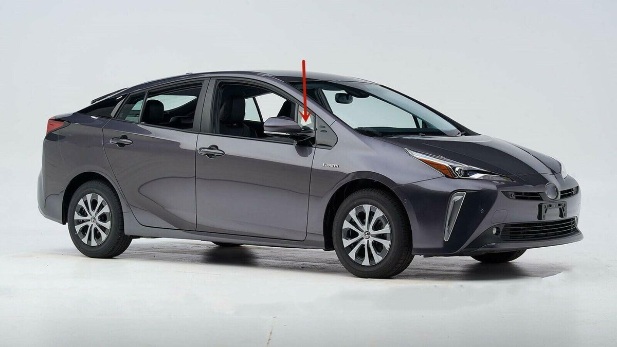Passenger Right Side Front Vent Window Vent Glass Compatible with Toyota Prius 2016-2022 Models