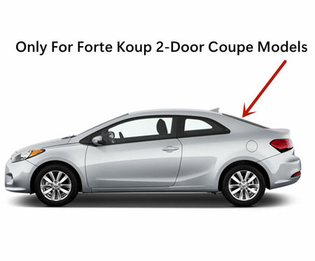 Heated Rear Back Window Back Glass Compatible with Kia Forte Koup 2-Door Coupe 2014-2017 Models