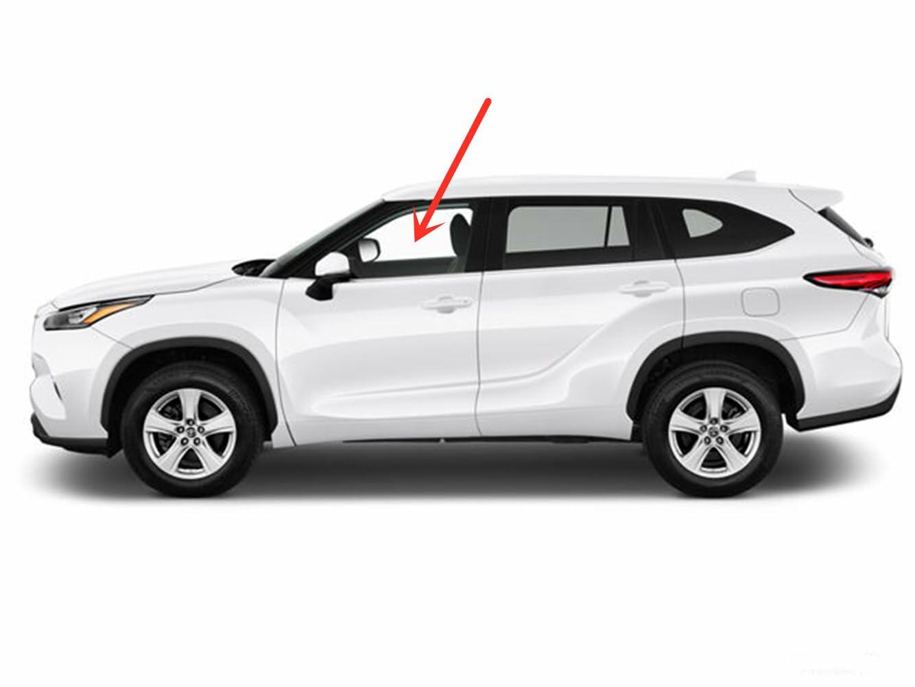 Laminated Driver Left Side Front Door Window Door Glass Compatible with Toyota Highlander 2020-2025 Models