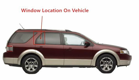 Factory Privacy Tinted Tempered Passenger Right Side Rear Vent Window Vent Glass Compatible with Ford Freestyle / Taurus X 2005-2009 Models