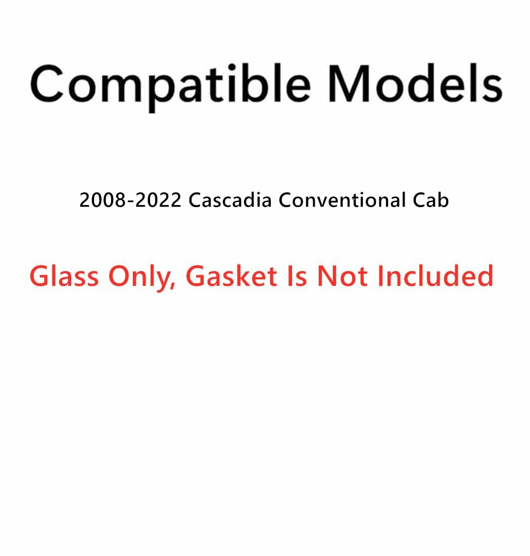 Laminated Driver Left Side Front Windshield Window Glass Compatible with Freightliner Cascadia 2008-2022 Models