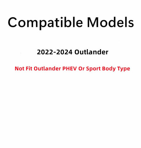 Chrome Moulding Type Passenger Right Side Quarter Window Quarter Glass Compatible with Mitsubishi Outlander 2022-2024 ( Not fit Sport Body Type , PHEV Or Dark Chrome Moulding Type )
