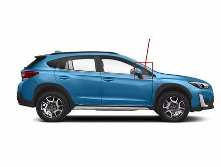 Tempered Passenger Right Side Front Vent Window Vent Glass Compatible with Subaru Crosstrek 2018-2023 / WRX 2022-2025 Models