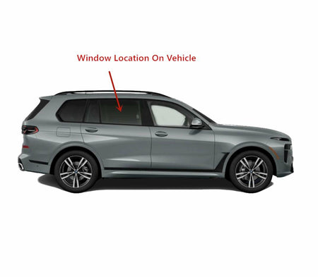 Laminated Passenger Right Side Rear Door Window Glass Compatible with BMW X7 2019-2026 Models