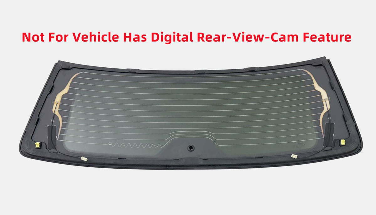 OEM Black Trim Heated Rear Back Tailgate Liftgate Window Glass Compatible with Jeep Wagoneer / Wagoneer L / Grand Wagoneer / Grand Wagoneer L 2022-2026 Models