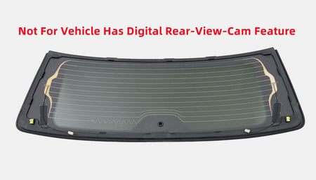 OEM Black Trim Heated Rear Back Tailgate Liftgate Window Glass Compatible with Jeep Wagoneer / Wagoneer L / Grand Wagoneer / Grand Wagoneer L 2022-2026 Models