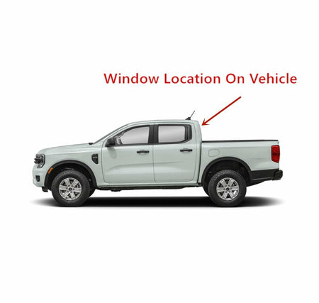 Clear Stationary Rear Back Window Back Glass Compatible with Ford Ranger 2024-2026 Models