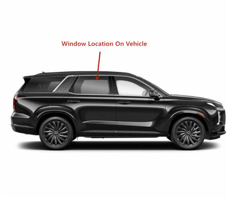Laminated Passenger Right Side Rear Door Window Door Glass Compatible with Hyundai Palisade 2023-2025 Models