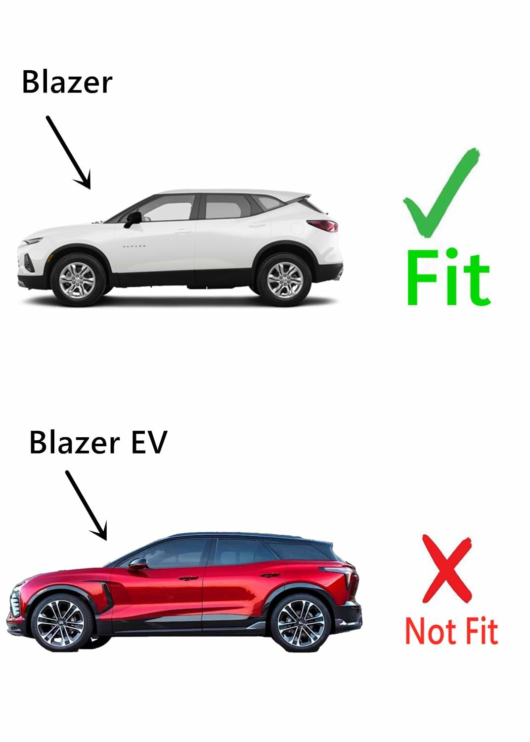 Tempered Driver Left Side Rear Quarter Window Quarter Glass Compatible with Chevrolet Blazer 2019-2026 Models (Not For Blazer EV)