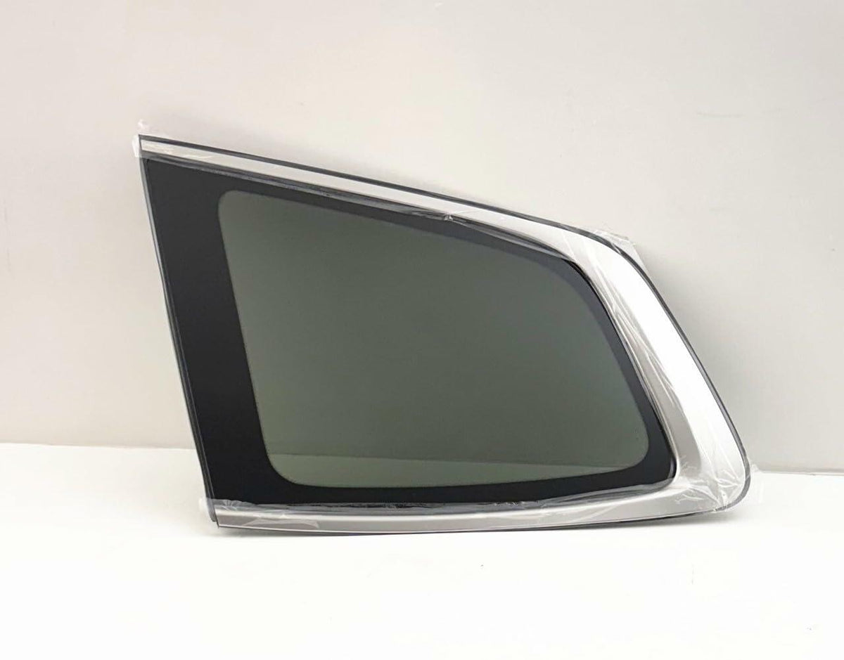 Chrome Moulding Style Tempered Driver Left Side Quarter Window Quarter Glass Compatible with Kia Telluride 2020-2025 Models