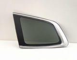 Chrome Moulding Style Tempered Driver Left Side Quarter Window Quarter Glass Compatible with Kia Telluride 2020-2025 Models