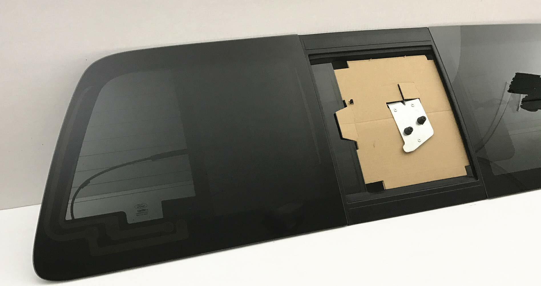 OE Heated Power Slider Back Window Glass Back Slider Compatible with Ford F250/F350/F450/F550/F650/F750 Pickup 2011-2016 Models