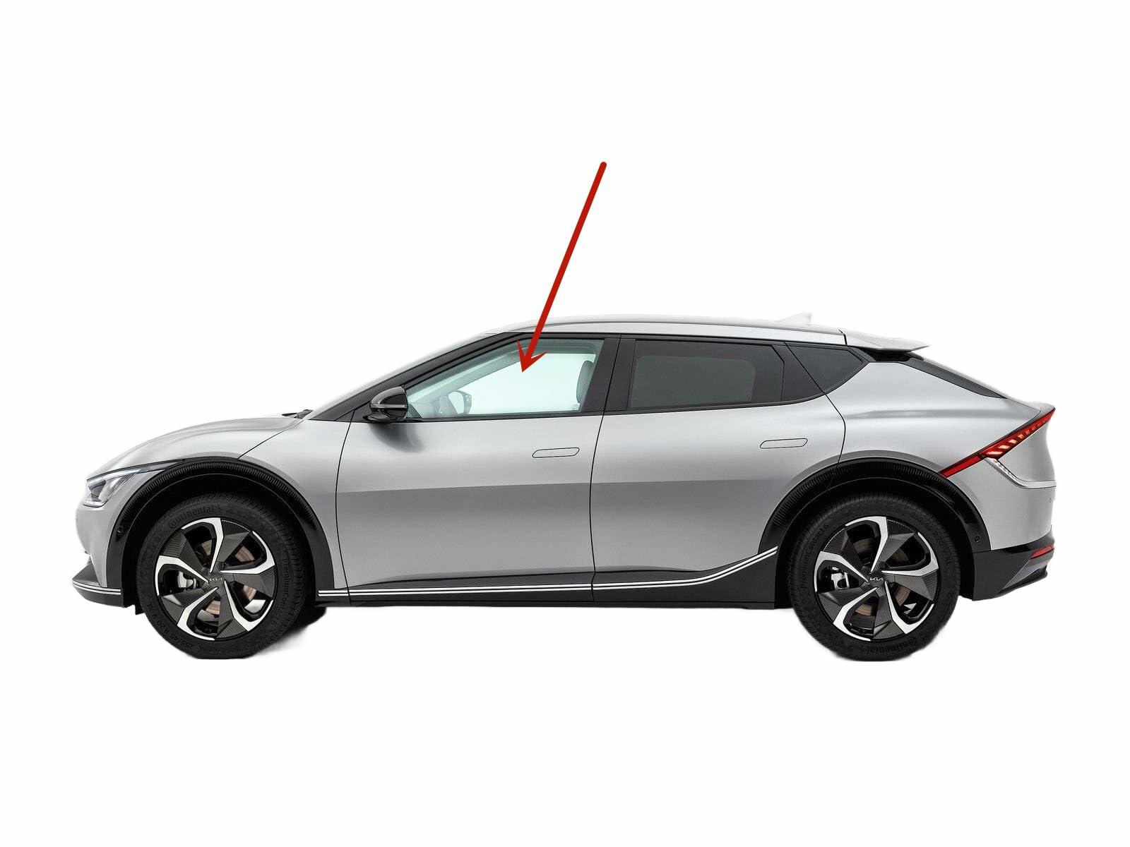 Tempered Driver Left Side Front Door Window Door Glass Compatible with Kia EV6 2022-2025 Models