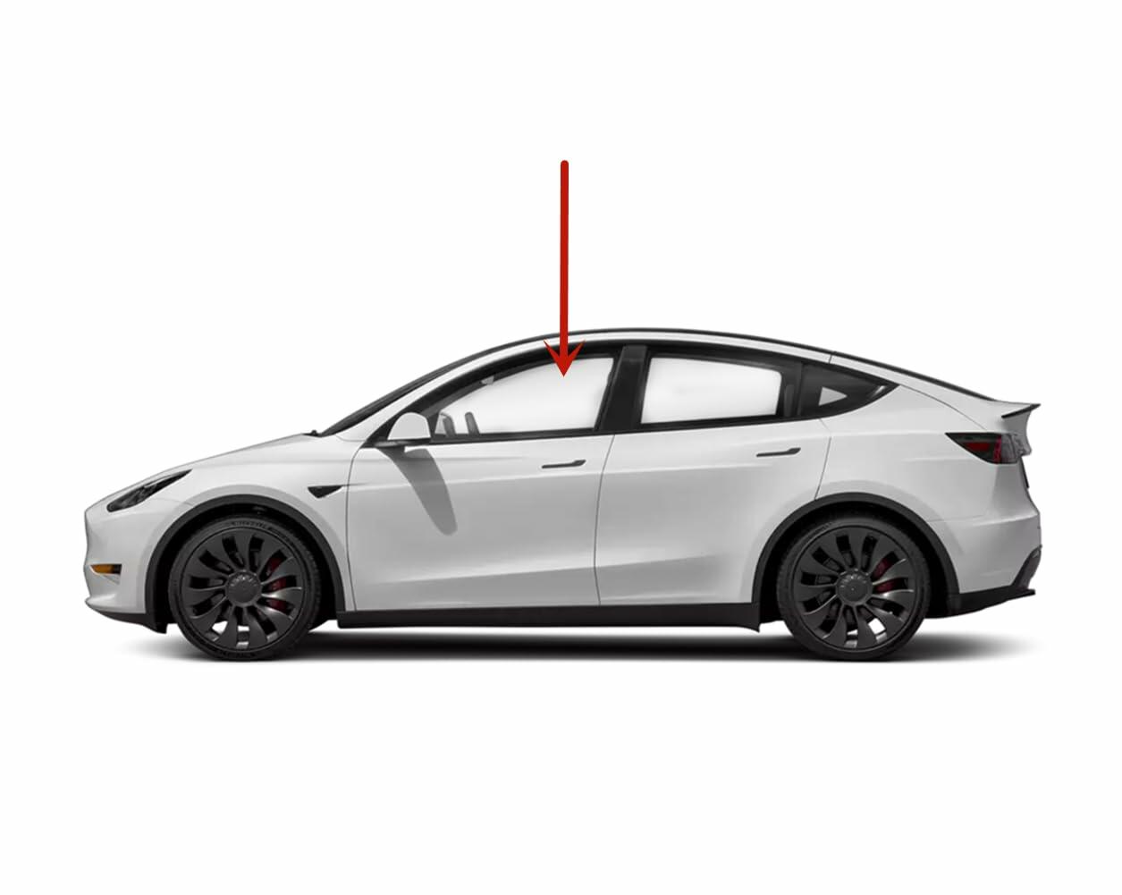 Laminated Driver Left Side Front Door Window Door Glass Compatible with Tesla Model Y 2020-2025 Models