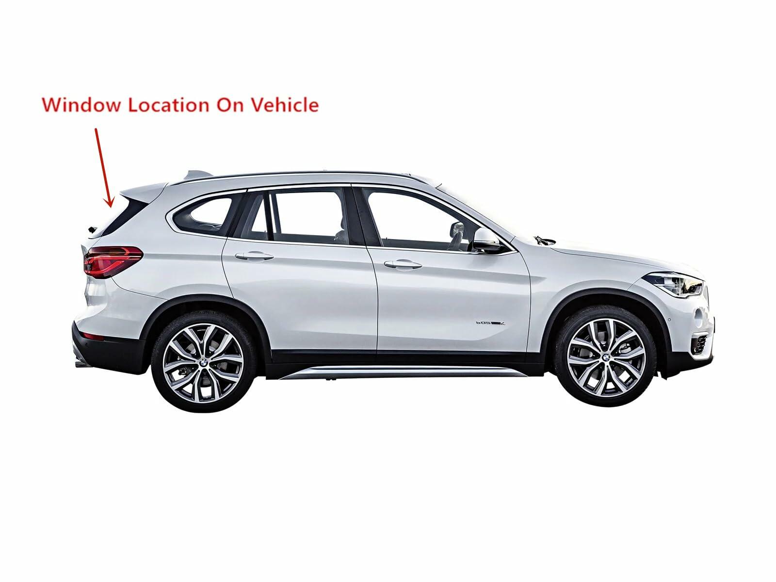 Heated Rear Back Window Back Glass Compatible with BMW X1 2016-2022 Models