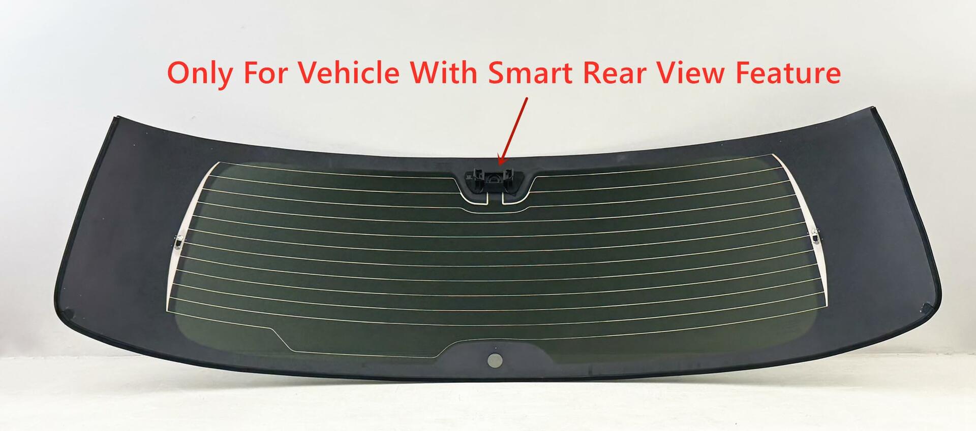With Smart Rear View Style Heated Back Tailgate Liftgate Window Back Glass Compatible with Nissan Armada 2021-2024 Models