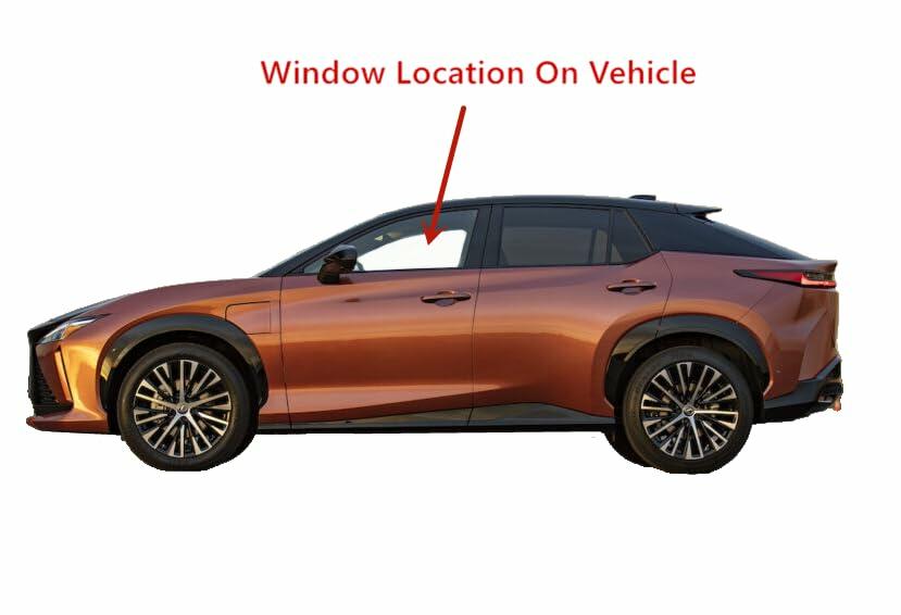 Laminated Driver Left Side Front Door Window Door Glass Compatible with Lexus RZ300e RZ450e 2023-2025 Models