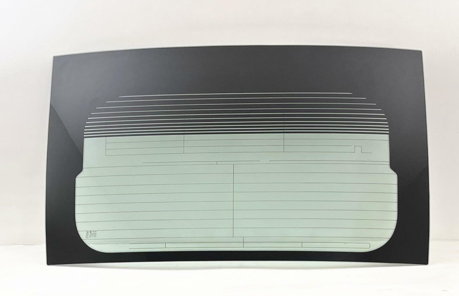 Upper Heated W/ Antenna Rear Back Window Back Glass Compatible with Hyundai Veloster 2012-2017 Models