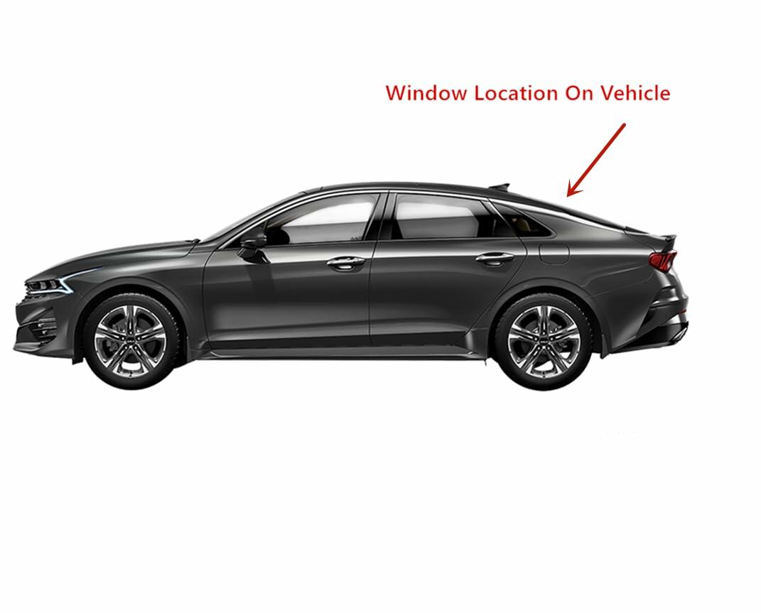 Heated Rear Back Window Back Glass Compatible with Kia K5 2021-2026 Models