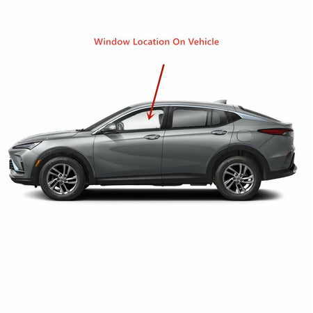 Tempered Driver Left Side Front Door Window Door Glass Compatible with Buick Envista 2024-2026 Models