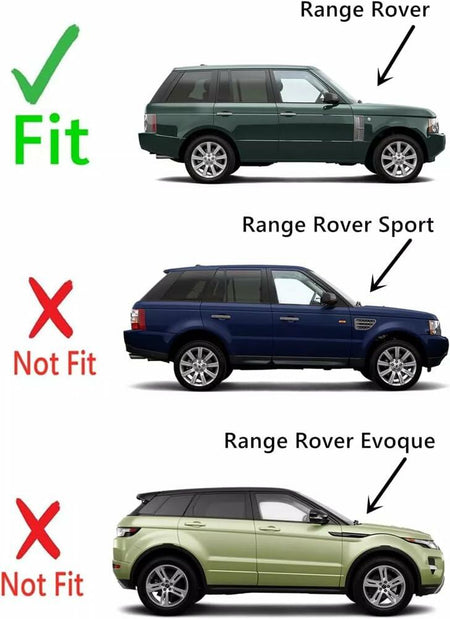 Laminated Passenger Right Side Front Door Window Glass Compatible with Land Rover Range Rover 2006-2007 Models
