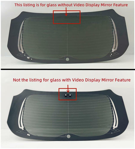 Heated Rear Back Window Back Glass with Antenna Compatible with Toyota Venza 2021-2024 Models