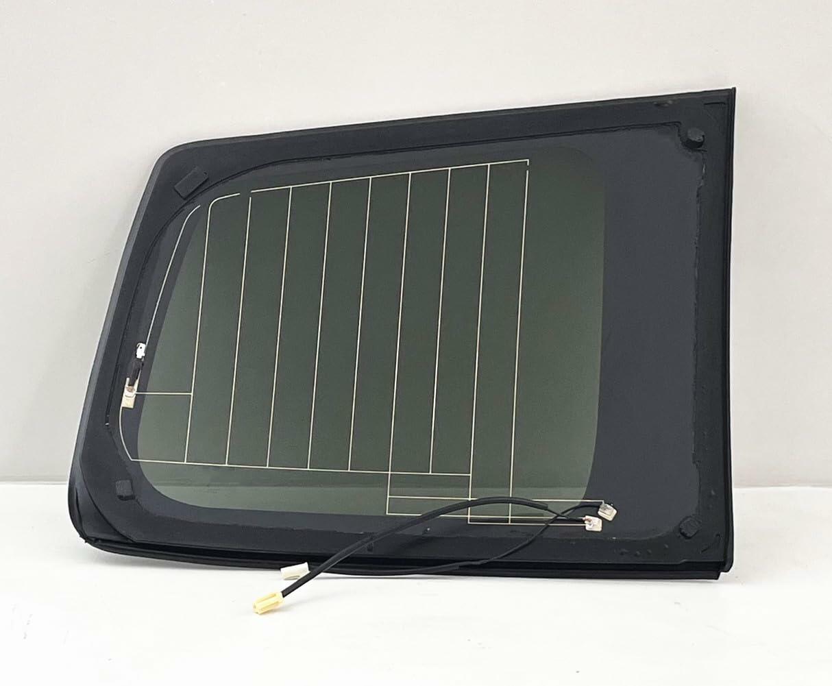 Tempered w/ Antenna Driver Left Side Quarter Window Quarter Glass Compatible with Toyota Highlander 2008-2010 Models