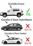 Tempered Driver Left Side Front Door Window Door Glass Compatible with Toyota Corolla Cross 2022-2026 Models (Not For Corolla)