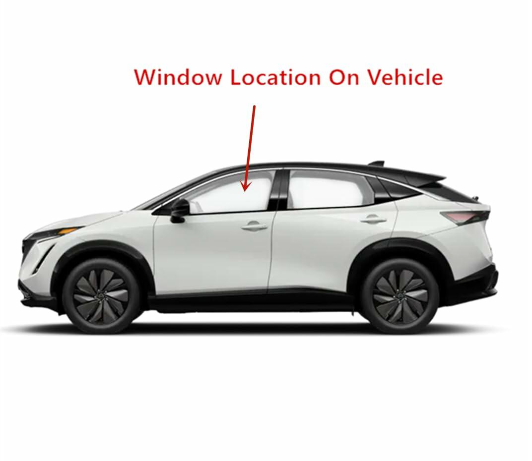 Laminated Driver Left Side Front Door Window Door Glass Compatible with Nissan Ariya 2023-2025 Models