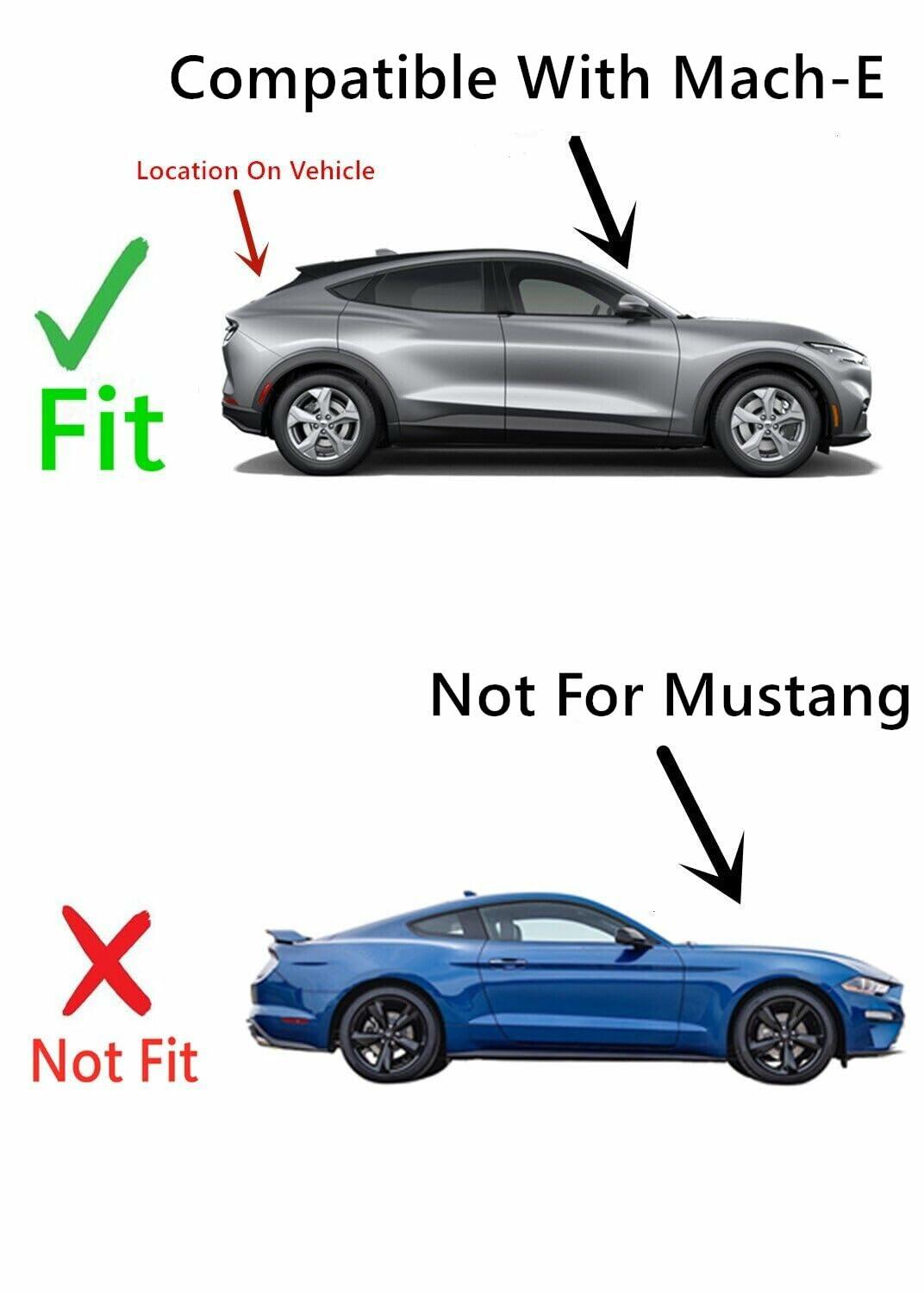 Heated Rear Tailgate Window Back Glass Compatible with Ford Mustang MACH-E 2021-2026 Models