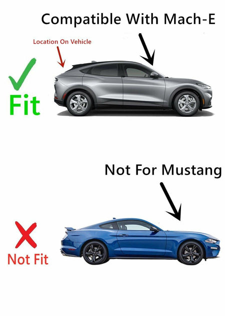 Heated Rear Tailgate Window Back Glass Compatible with Ford Mustang MACH-E 2021-2026 Models